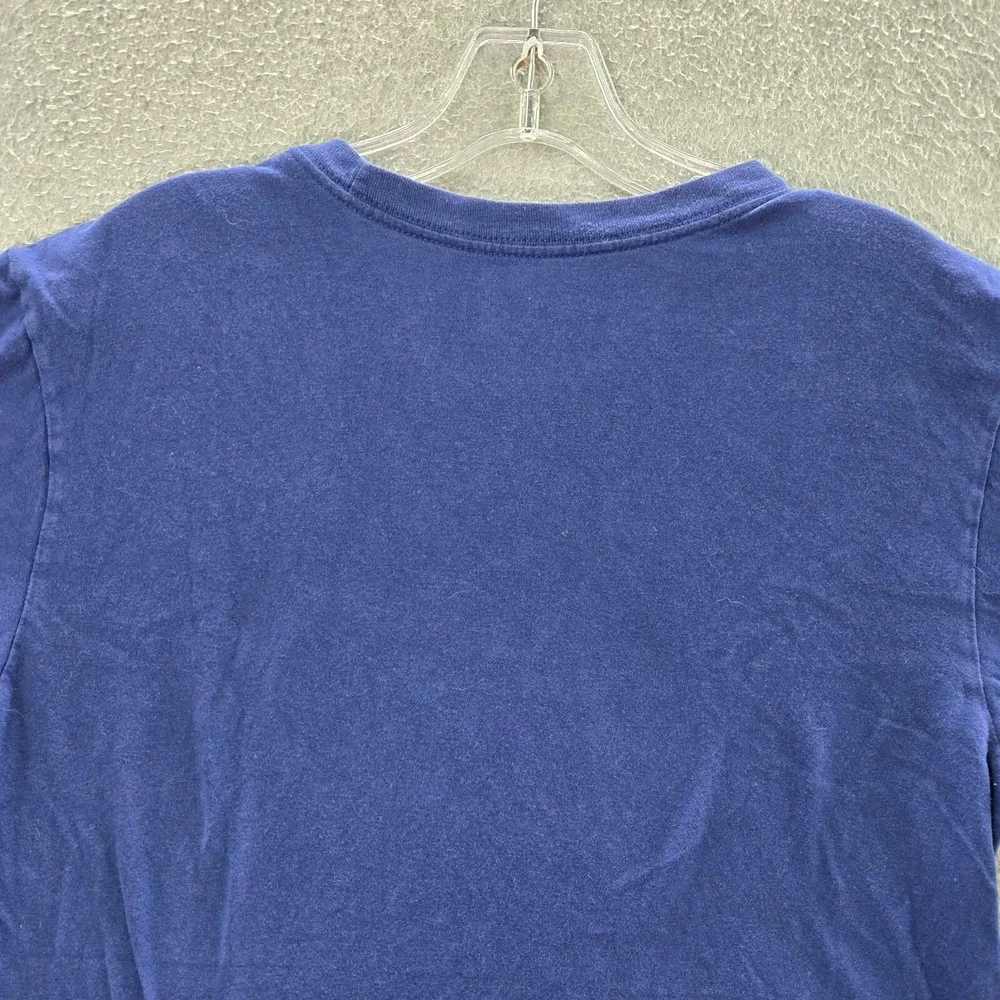The North Face Men Shirt Medium Blue Magnolia Half Dome Logo Short Sleeve Tee‎